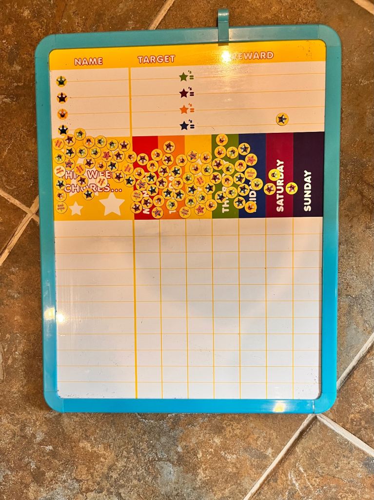 Free Kids Magnetic Reward Chart