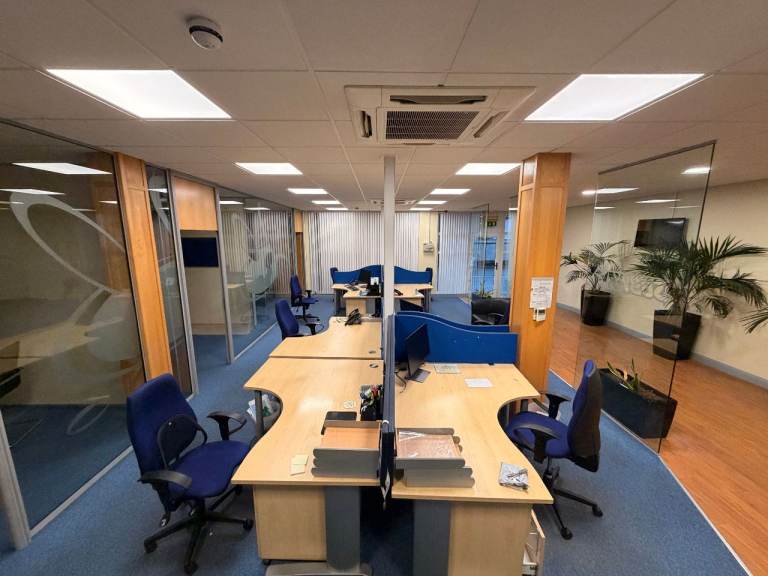 Office Desk and Chairs - Good Condition