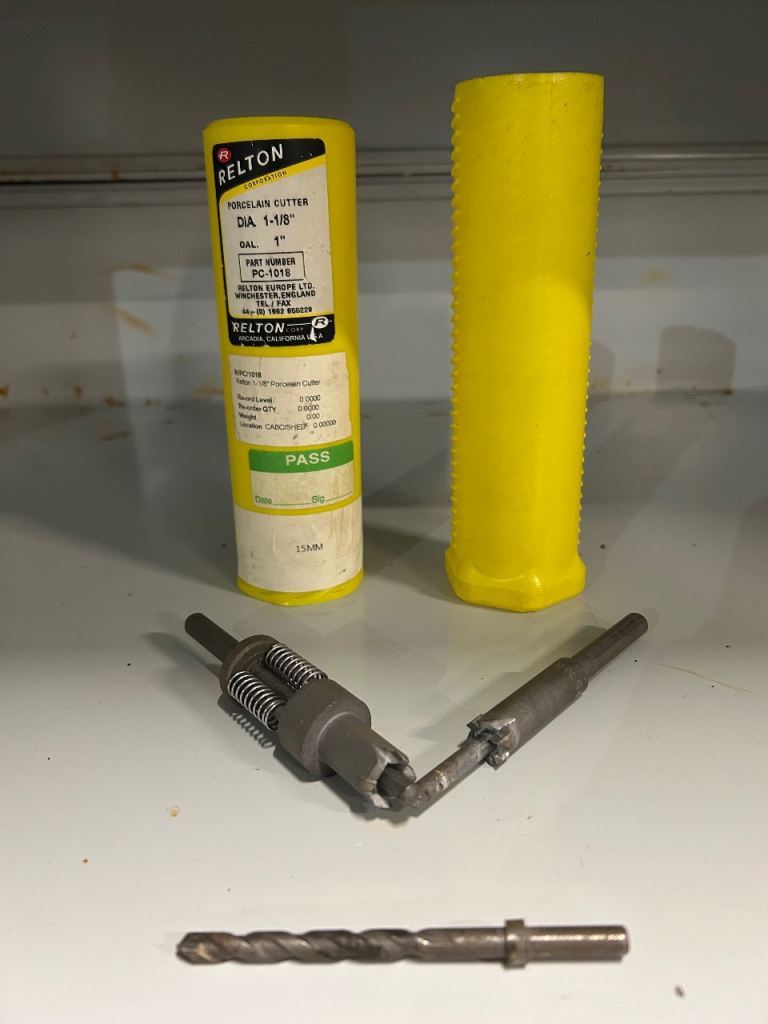 A range of Relton porcelain hole cutters & hole saws available