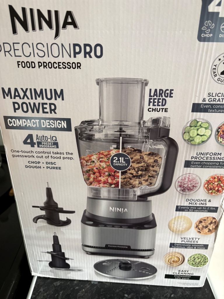 Ninja PrecisionPro Food Processor 2.1L – Brand New