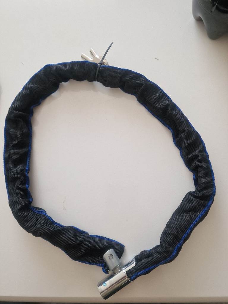 Heavy Duty Bike Chain Lock with Keys – Strong Anti-Theft Bicycle Lock (Like New)