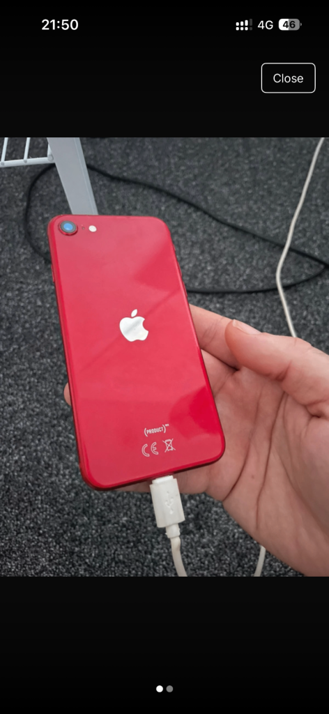 iPhone SE 2020 red unlocked 