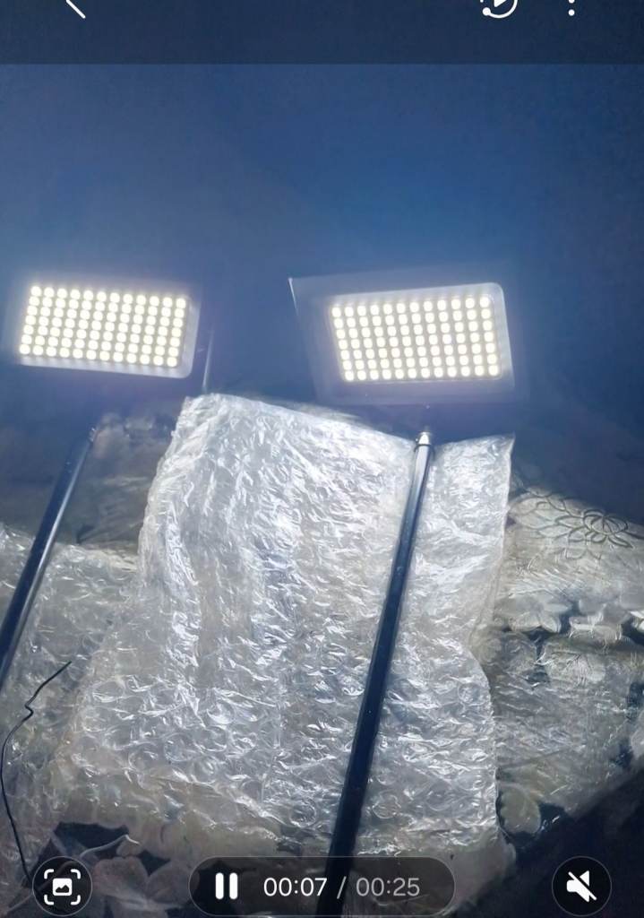 Pair of LED Arm Lights - Black, Good Condition
