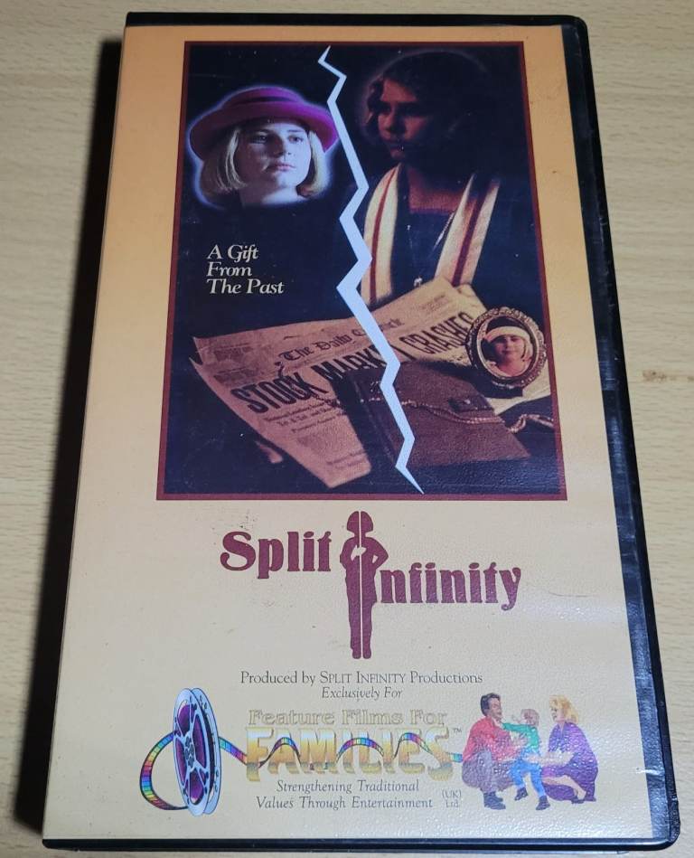Split Infinity VHS Vintage Time Travel Drama Feature Films For Families 1992