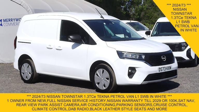 2024 Nissan Townstar 1.3 TCe TEKNA PETROL VAN,SAT NAV,PARK ASSIST CAMERA,AIR CONDITIONING + MORE ...