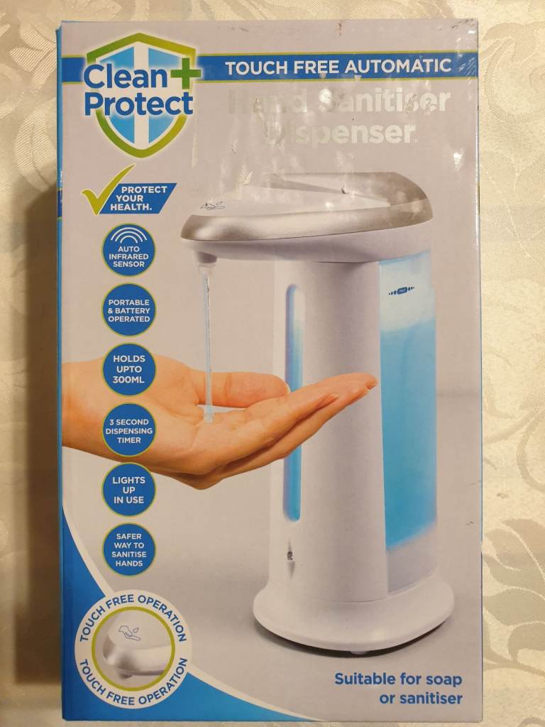 image for Touch Free Automatic Hand Sanitiser Dispenser 