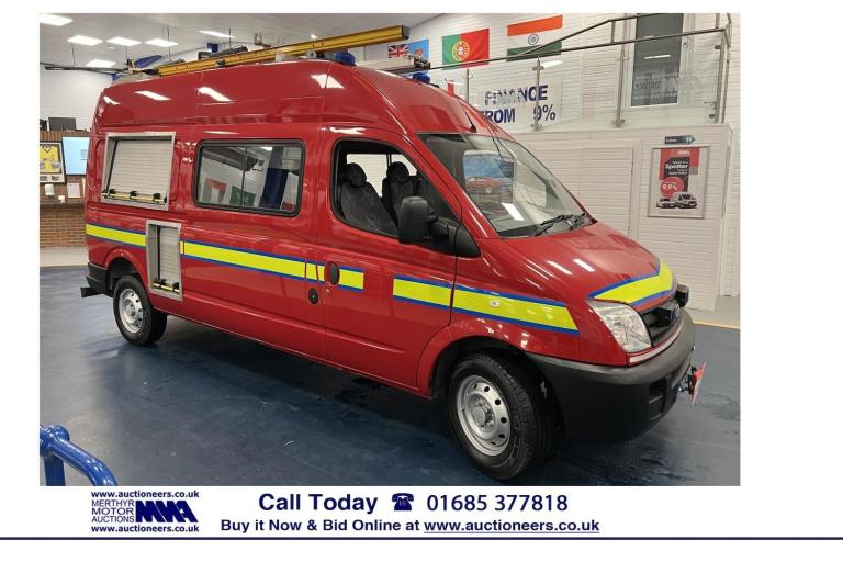 2010 LDV MAXUS 2.5D 120PS 3.5 TON ANGLOCO LWB 6 SEAT CREW CAB FIRE TENDER ---------------- PANEL ...