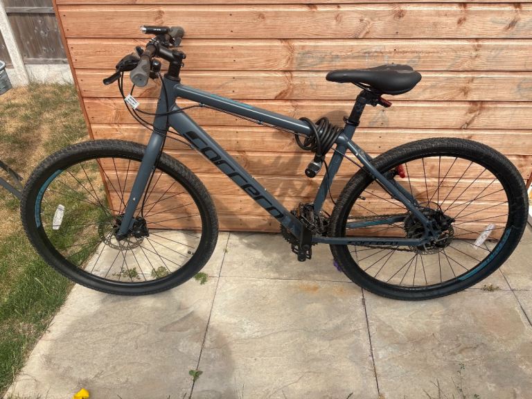 Carrera Subway Hybrid Bike – Grey, Good Condition