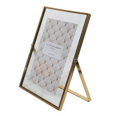 10 x New Gold Easel Style Frames for Wedding Signs - Lyla (Double Sided)