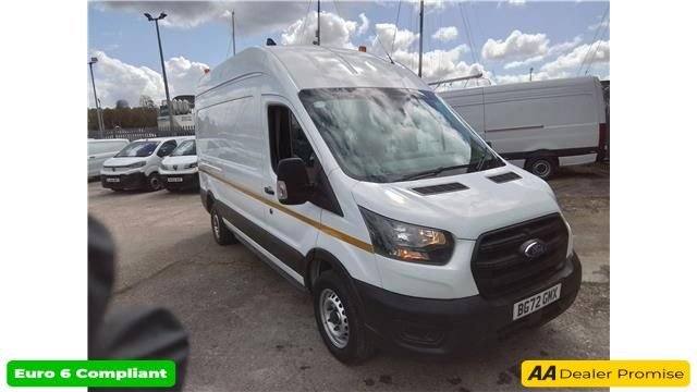 2022 Ford Transit White 2.0 350 EcoBlue panel van, 64,700 miles, Euro 6, ULEZ compliant, 6-sp Pan...