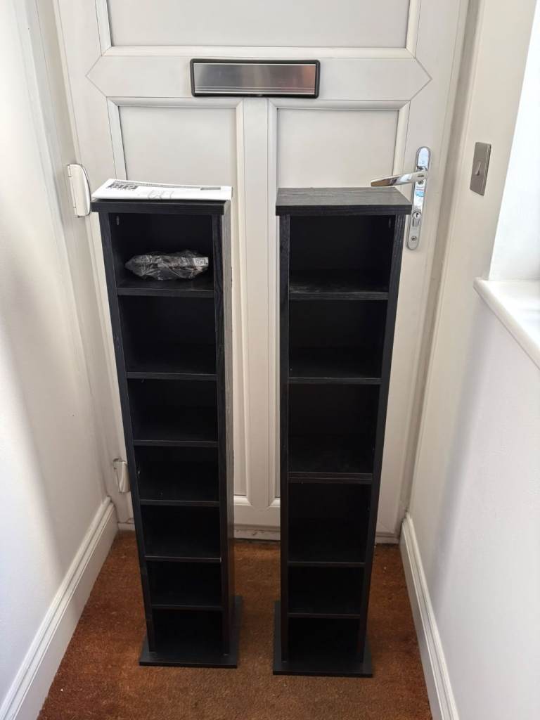 Free 2x CD DVD Storage Towers - Good Condition