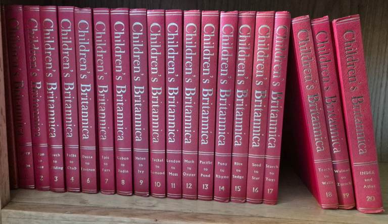21 childrens britanica books 1973/74