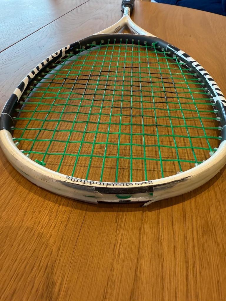 Dunlop Hot Melt Pro Titanium Squash Racket - Heavily Used - Practice/Backup