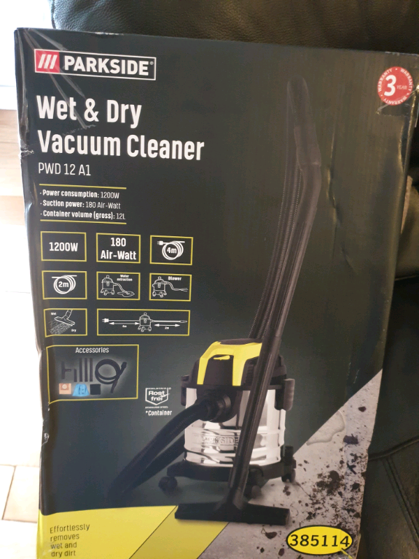 Wet+dry  Hover Vacuum cleaner wet + dry parkside