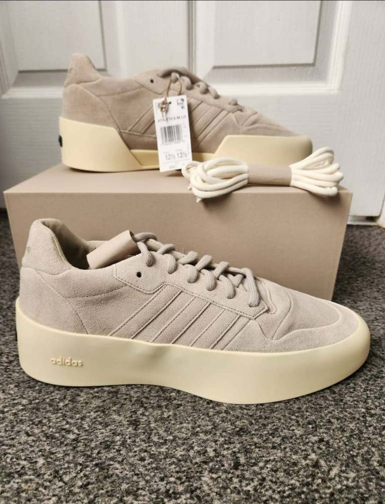 Adidas x Fear of God Athletics 86 LO Trainers – UK 12, Sesame