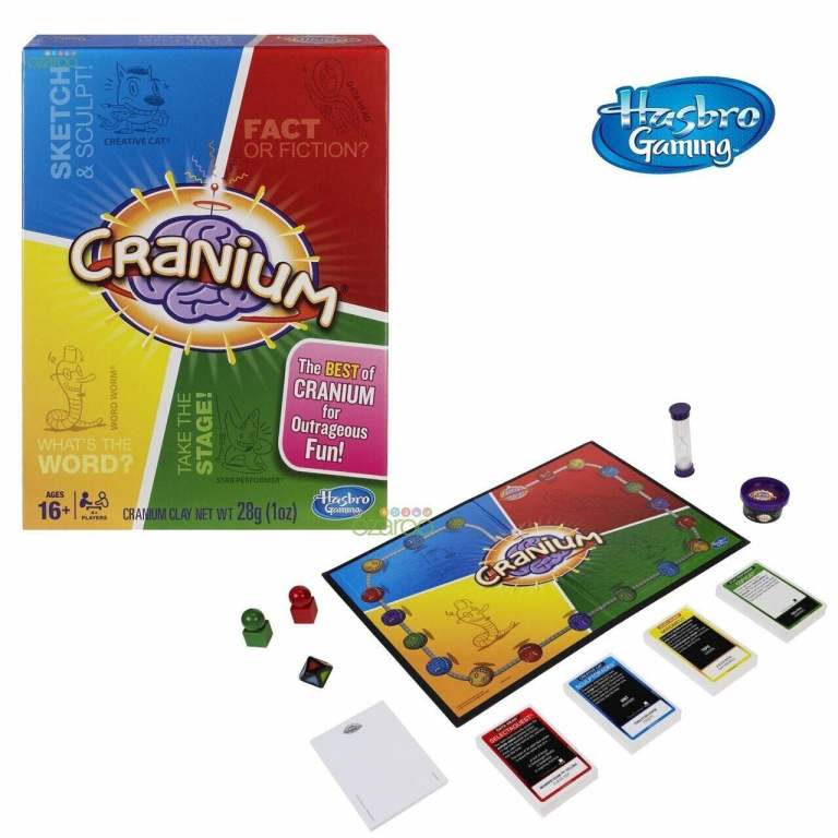 Brand New Hasbro Updated Challanging Family Party Cranium Board Game Quiz Tasks A5225