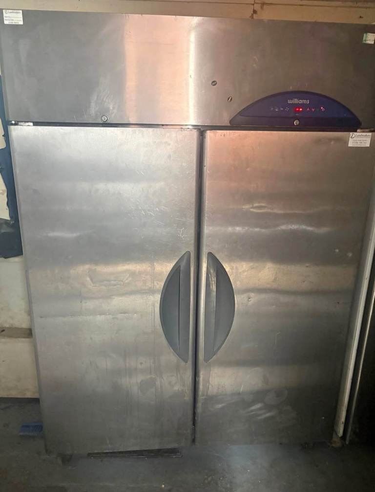 Commercial Double Door Catering fridges x2