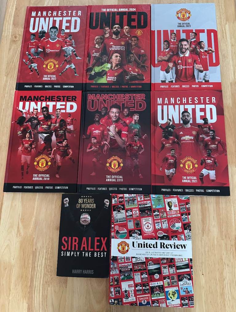 Manchester United Book Bundle - 8 books - £10 the lot