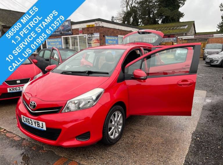 2013 63 TOYOTA YARIS 1.33 DUAL VVT-I TR HATCHBACK 5DR PETROL MANUAL EURO 5 (101 