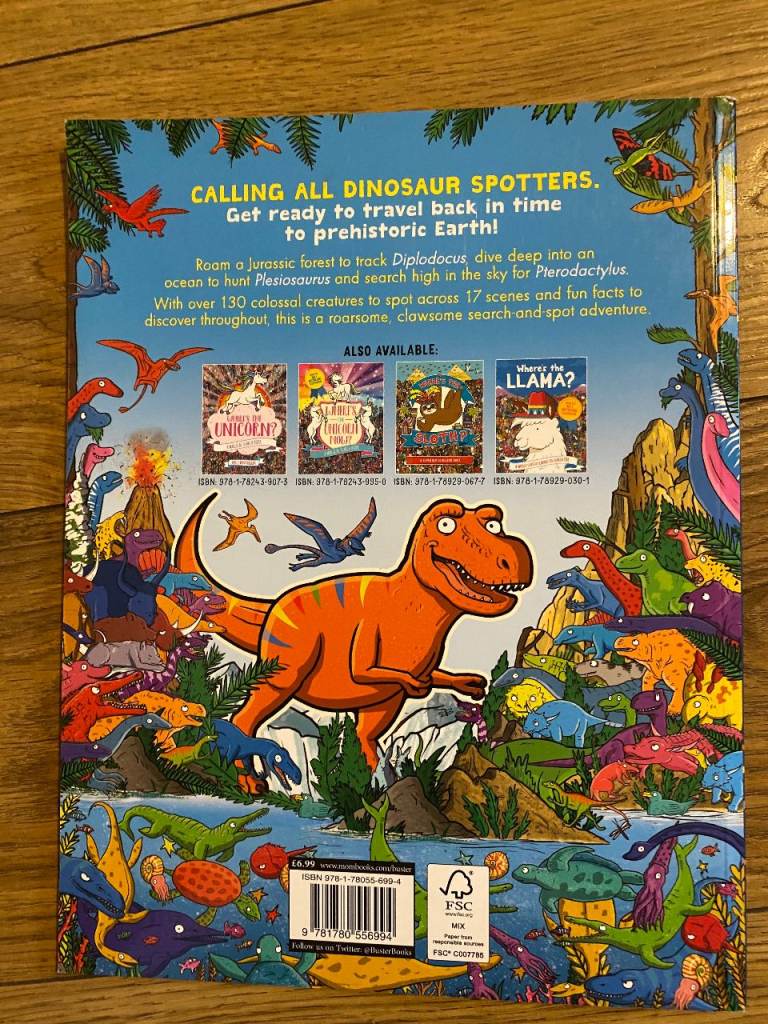 6 X PULL BACK & GO DINOSAUR CARS WITH ORIGINAL BOX + WHERE’S THE ...