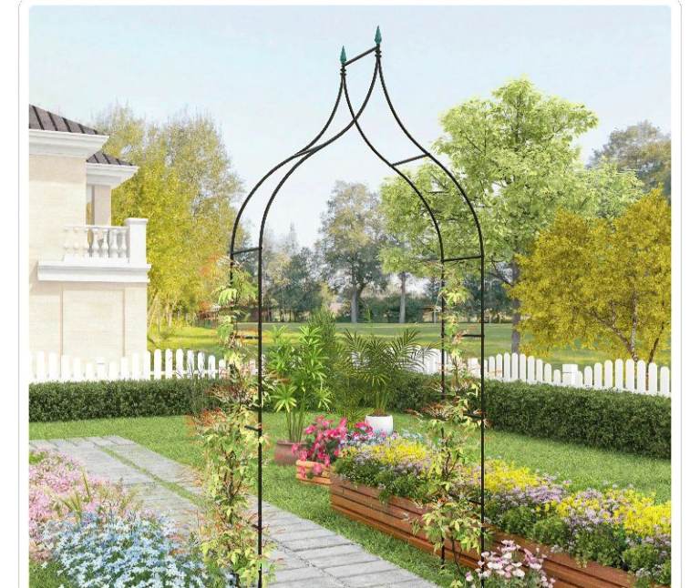 Costway gothic style garden arbor