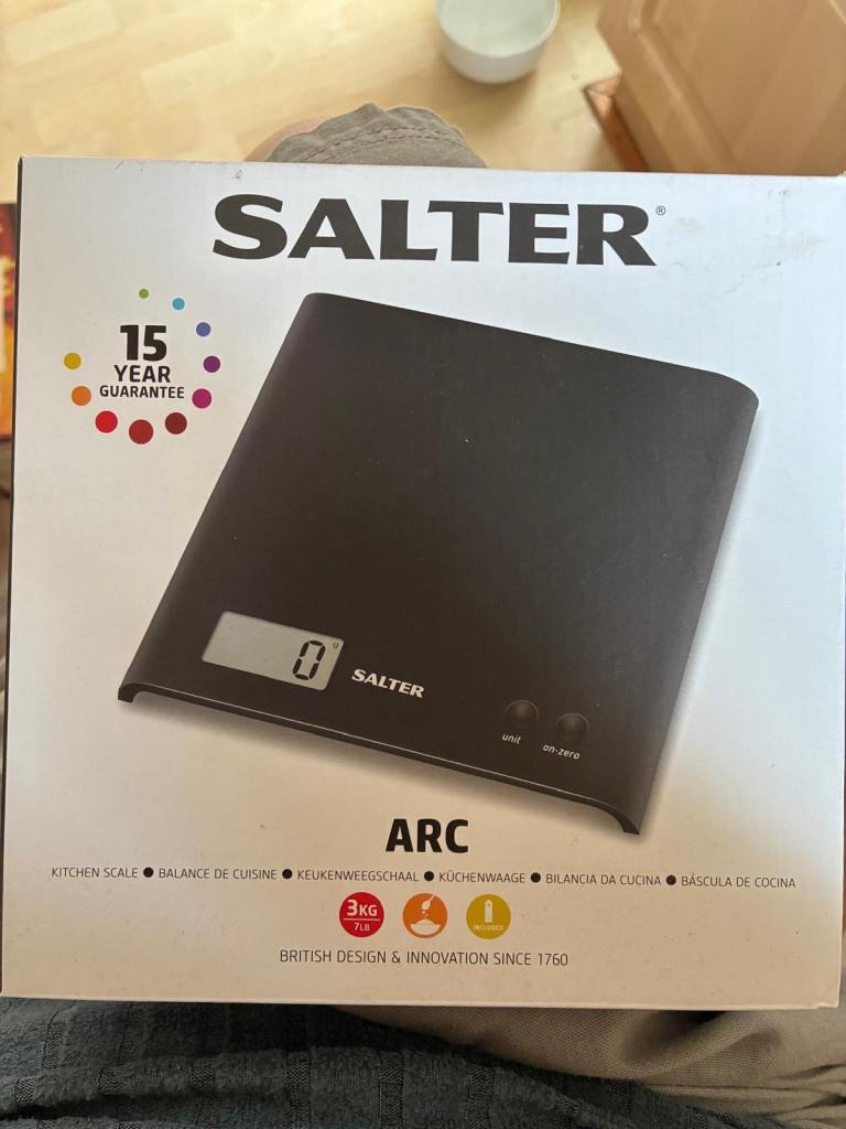 Salter ARC Kitchen Scale - Brand New in Box