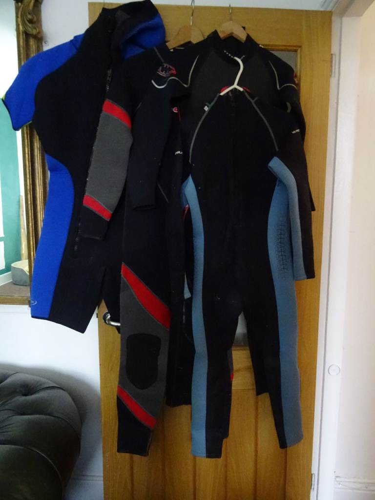 Job Lot 4 Wetsuits Scubapro TWF Adults Kids Various Sizes Diving Surfing (KRY)