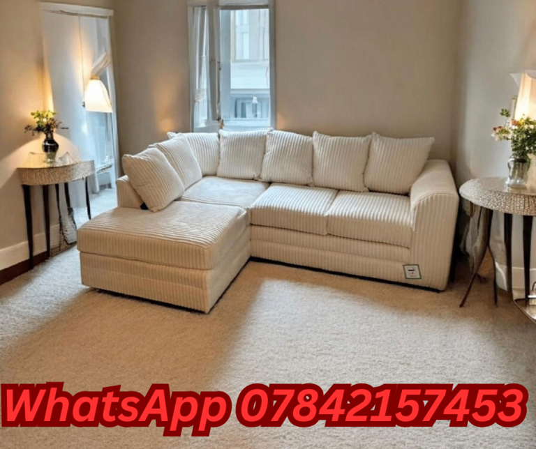 Brand New Corner Sofa 2+3 Seater Sofa With Cushion 
