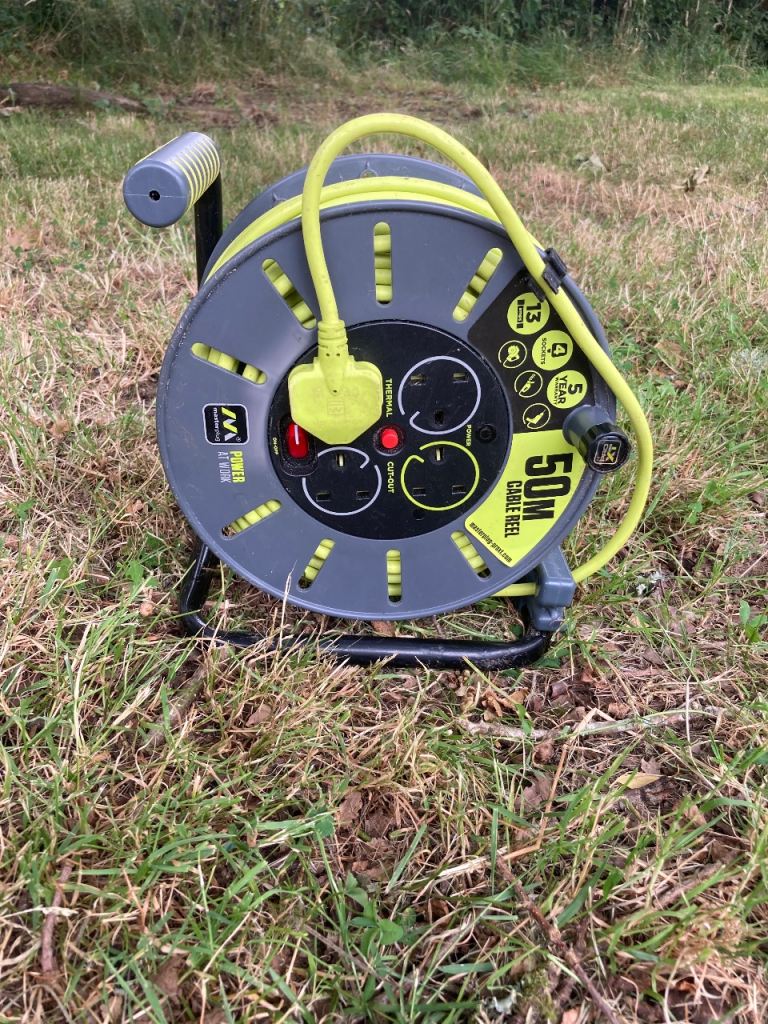 MASTERPLUG PRO Extension cable reel 50m