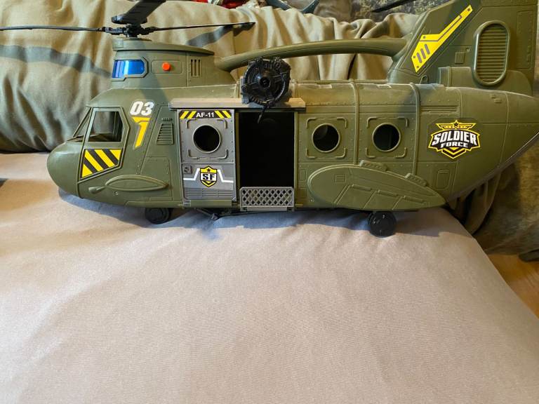 Soldier Force Military Toy Set - Helicopter, Tanks, Figures | in ...