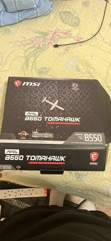 Pc motherboard and graphics card 