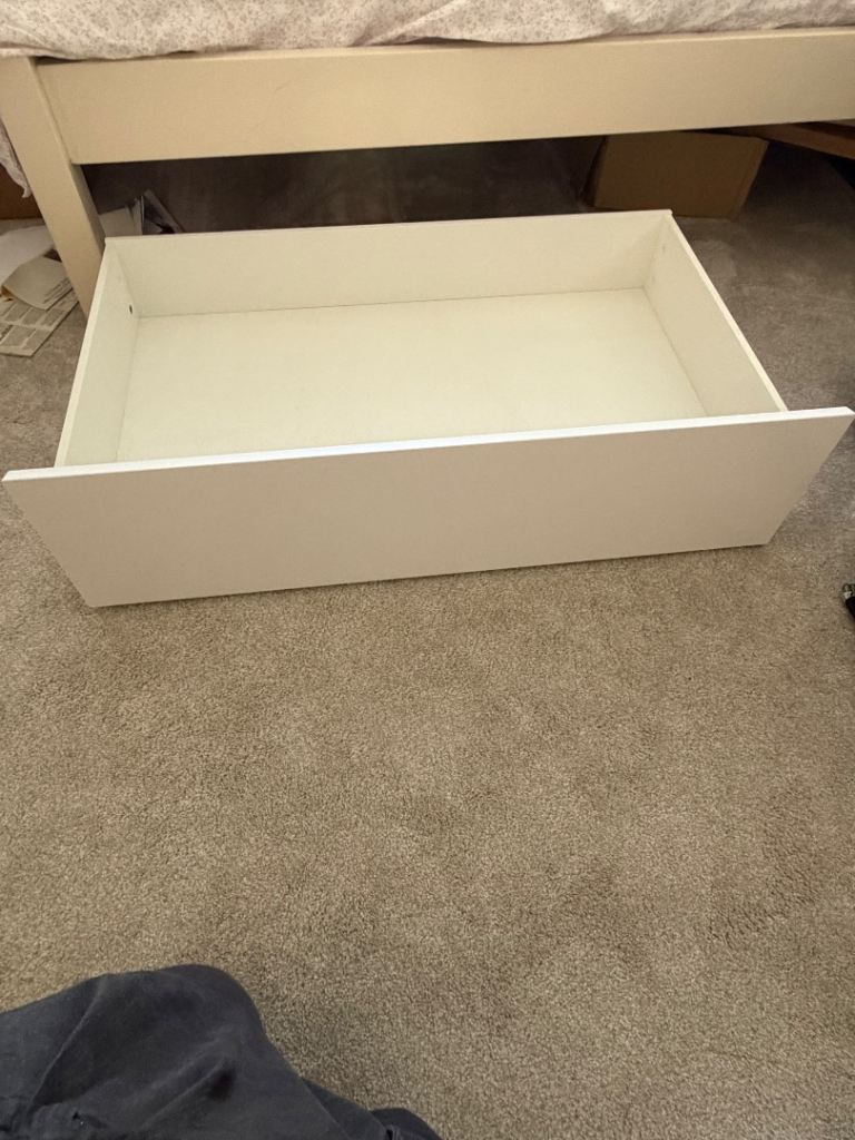 IKEA MALM underbed storage drawers 