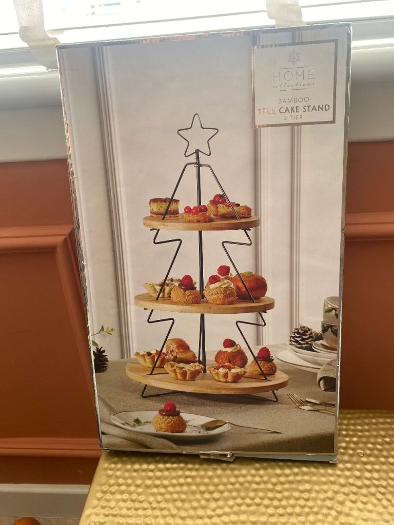 Bamboo tree cake stand 