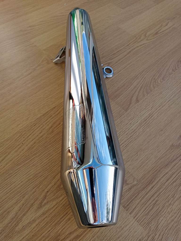 Triumph Thruxton Chrome Left Hand Silencer A9600142