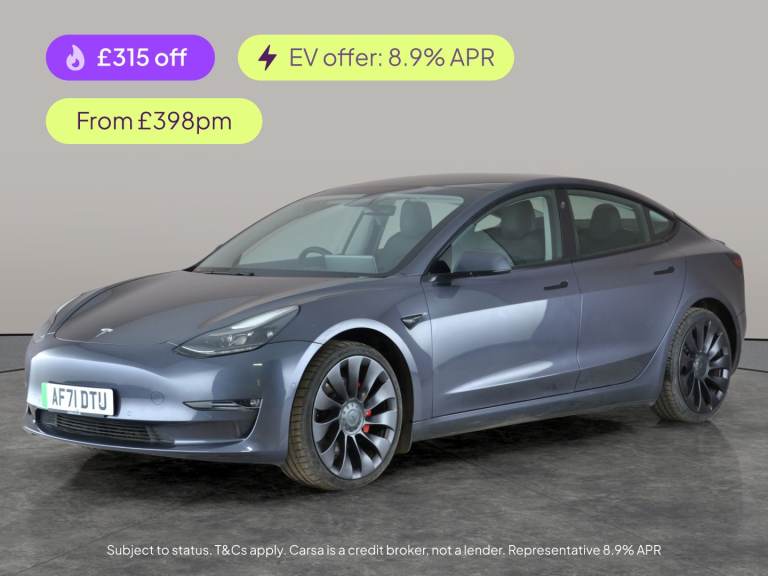 2021 Tesla Model 3 (Dual Motor) Performance Saloon 4dr Electric Auto 4WDE (Performance Upgrade Sa...