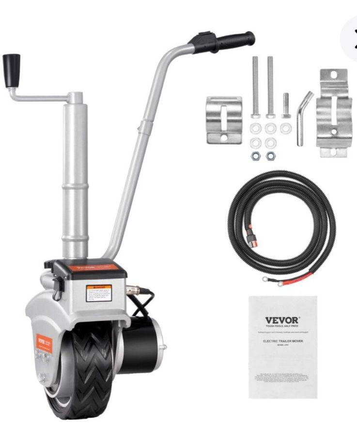 Electric jockey wheel