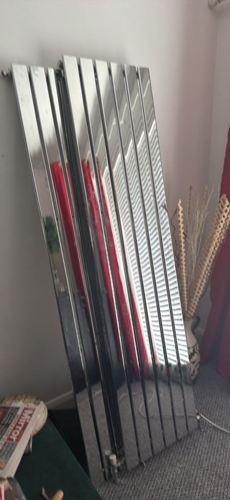 Upright chrome radiators
