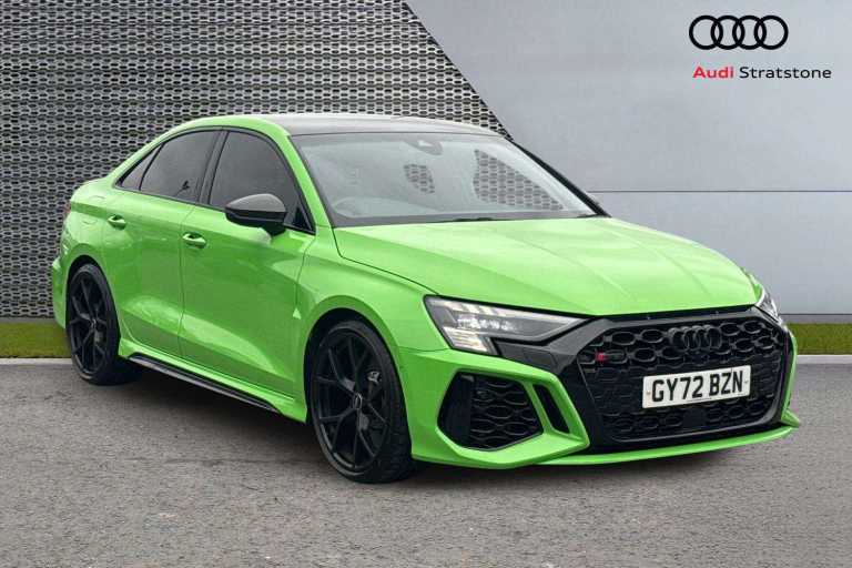 2022 Audi RS3 RS 3 TFSI Quattro Carbon Black 4dr S Tronic Saloon Petrol Automatic