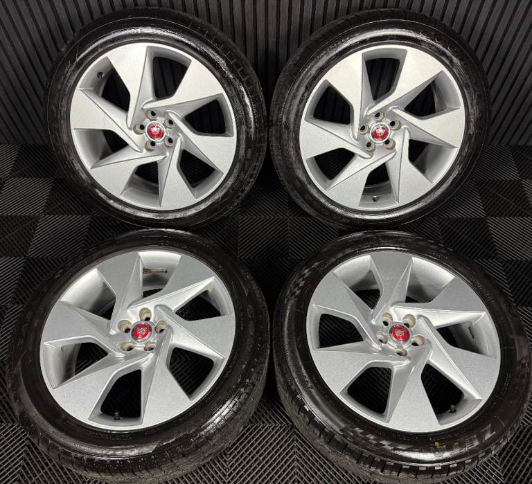 20'' GENUINE JAGUAR I PACE I-PACE 6007 6 SPOKE ALLOY WHEELS TYRES 