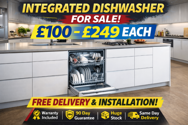 Brand New Dishwashers – £100 to £249 + FREE Delivery