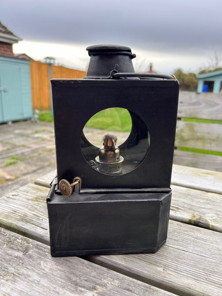 Vintage Railway Lamp Welch’s Patent