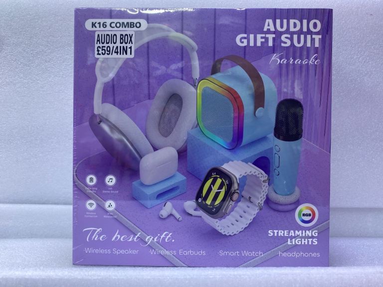 COMBO Audio Gift Suit 4-in-1 Karaoke Set – New