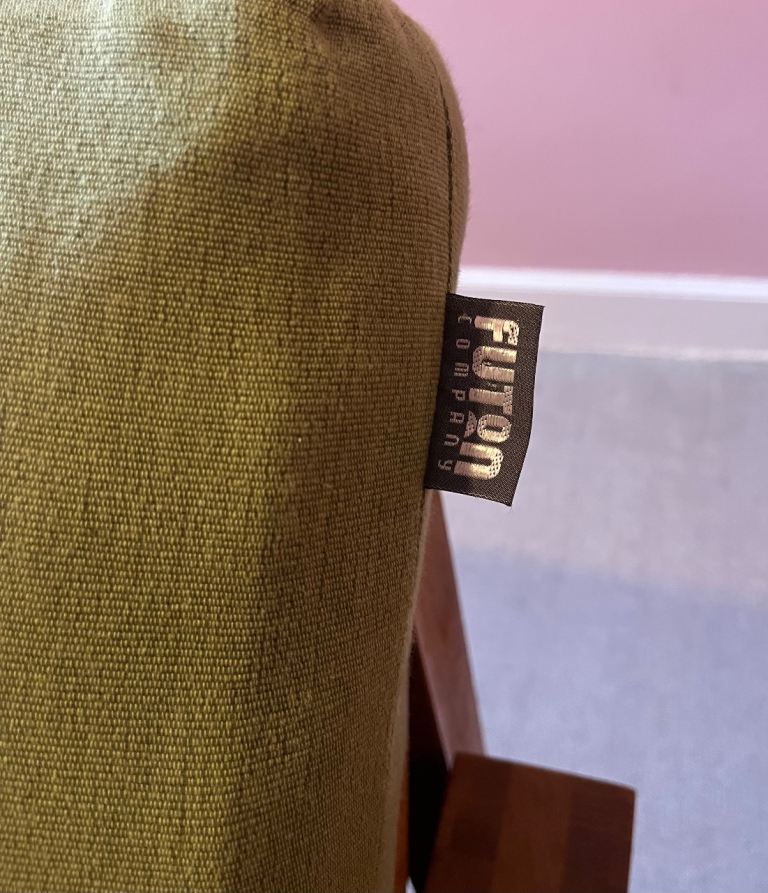 Futon company - OKE - 2 seated solid oak sofa bed