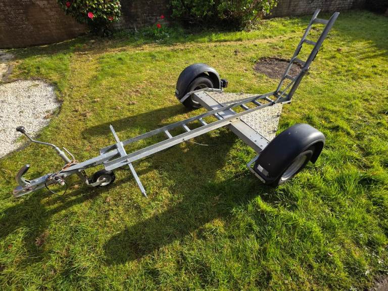 Sturdy single bike motorcycle trailer 