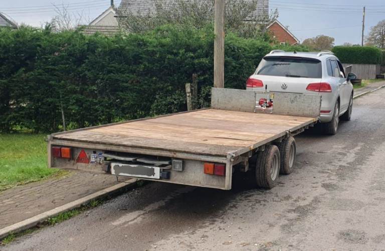 Ifor williams lm146 flat bed trailer 14ft 3500kg 