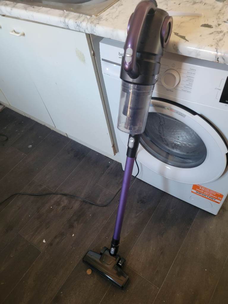 Bush cordered Vacuum Cleaner - Purple and Black, Good Condition