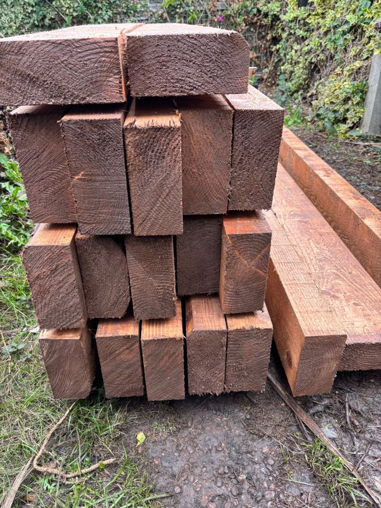 Brown sleepers £20Each free delivery 2.4m long 