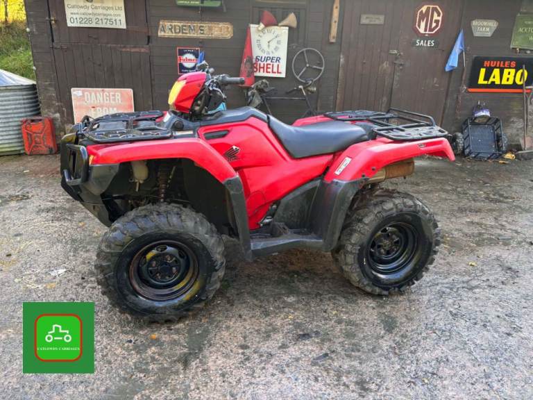 HONDA TRX520 4X4 2005 ALL WORKING WELL ROAD REG HPI CLEAR SEE VIDEO NO VAT