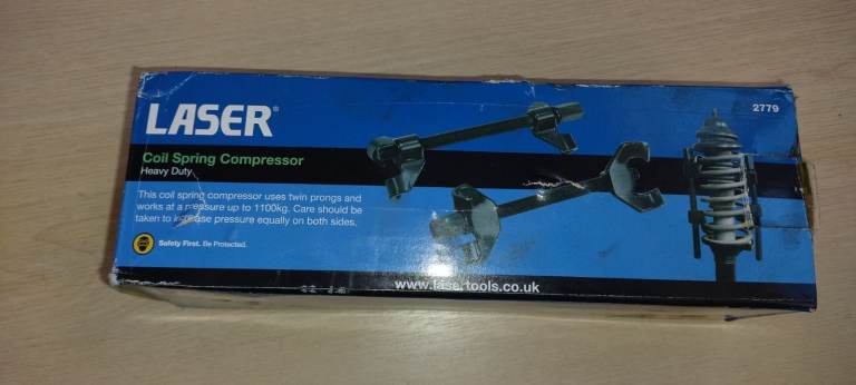 Laser Coil Spring Compressor Set. Postcode cr4 3ff - Mitcham/Colliers Wood/Morden area.