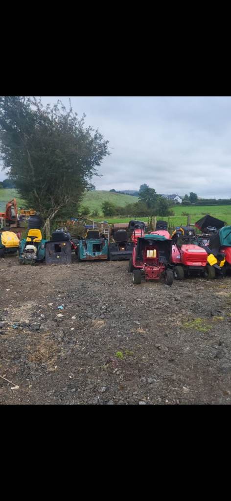 Job Lot of Ride-On Lawn Mowers – Fair Condition